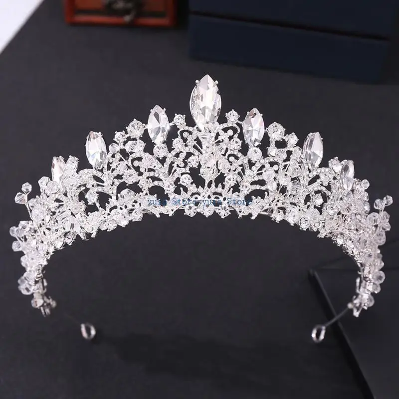X7XB Baroque Luxury Royal Faux Crystal Crown Glitter for Rhinestone Wedding Bridal Princess Headpiece Prom Birthday Party
X7XB Baroque Luxury Royal Faux Crystal Crown Glitter for Rhinestone Wedding Bridal Princess Headpiece Prom Birthday Party
