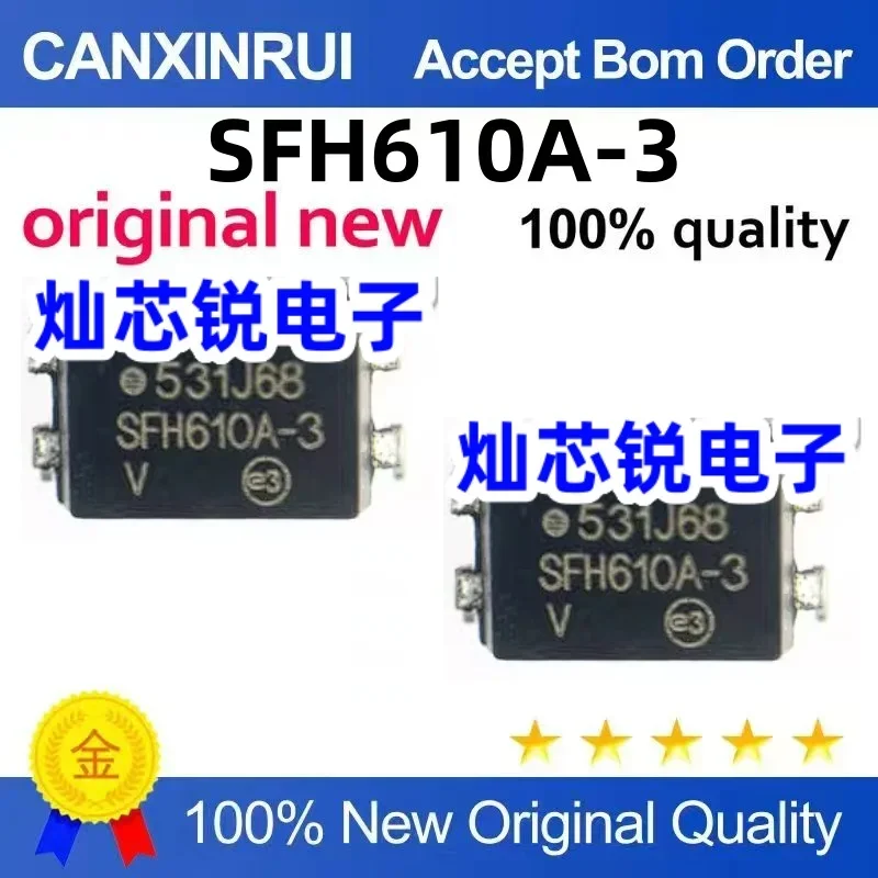 (5-100 pieces)Brand new original SFH610A-3 DIP4 direct insertion optocoupler isolator chip in stock
(5-100 pieces)Brand new original SFH610A-3 DIP4 direct insertion optocoupler isolator chip in stock