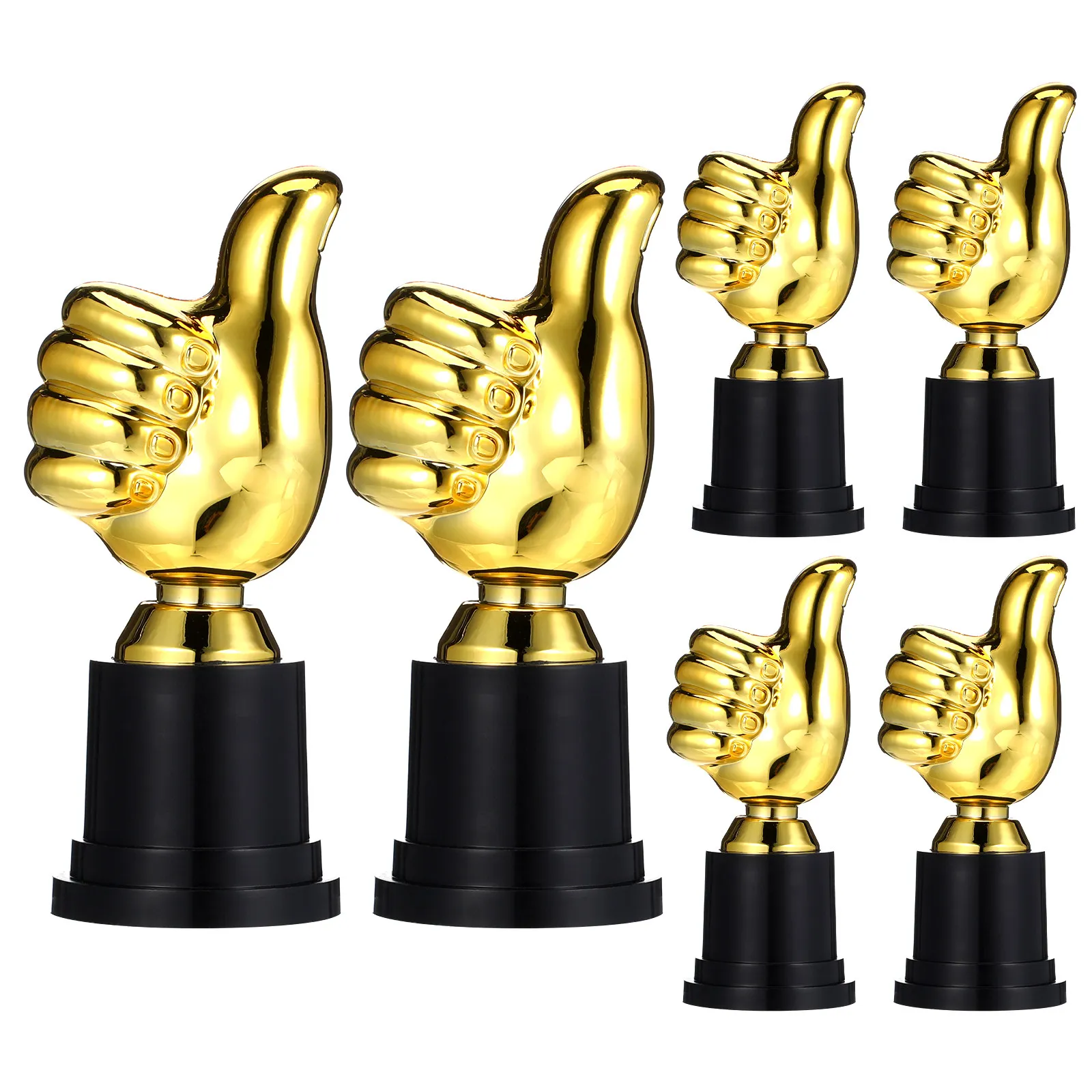 6Pcs Premium Plastic Thumb Shaped Trophy Cup Champion Award Classroom Party Favor Kindergarten Trophy Decor Gift
6Pcs Premium Plastic Thumb Shaped Trophy Cup Champion Award Classroom Party Favor Kindergarten Trophy Decor Gift
