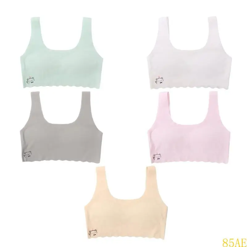 Удобный бесшовный бюстгальтер без косточек для девочек для школы и спорта, мягкий дышащий нейлоновый студенческий бюстгальтер, жилет, нижнее белье
Удобный бесшовный бюстгальтер без косточек для девочек для школы и спорта, мягкий дышащий нейлоновый студенческий бюстгальтер, жилет, нижнее белье