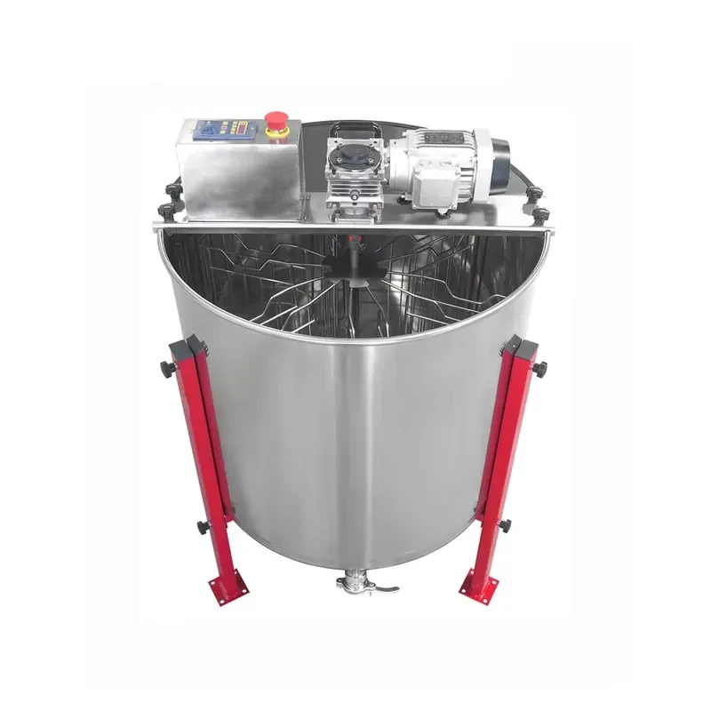 Hot-selling Reversible Stainless Steel Electric Honey Extractor for 6-Frame Beehives with New Motor Gear Automatic Operation
Hot-selling Reversible Stainless Steel Electric Honey Extractor for 6-Frame Beehives with New Motor Gear Automatic Operation