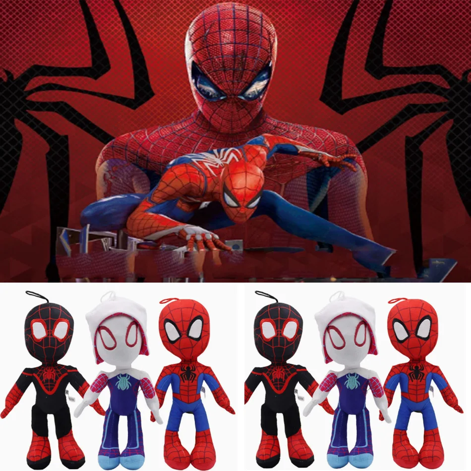 1~10pcs Anime Avengers Spiderman Plush Toys Into the Spider-Verse Gwen Peter Parker Noir Dolls Soft Stuffed Toy For Kids Gift
1~10pcs Anime Avengers Spiderman Plush Toys Into the Spider-Verse Gwen Peter Parker Noir Dolls Soft Stuffed Toy For Kids Gift
