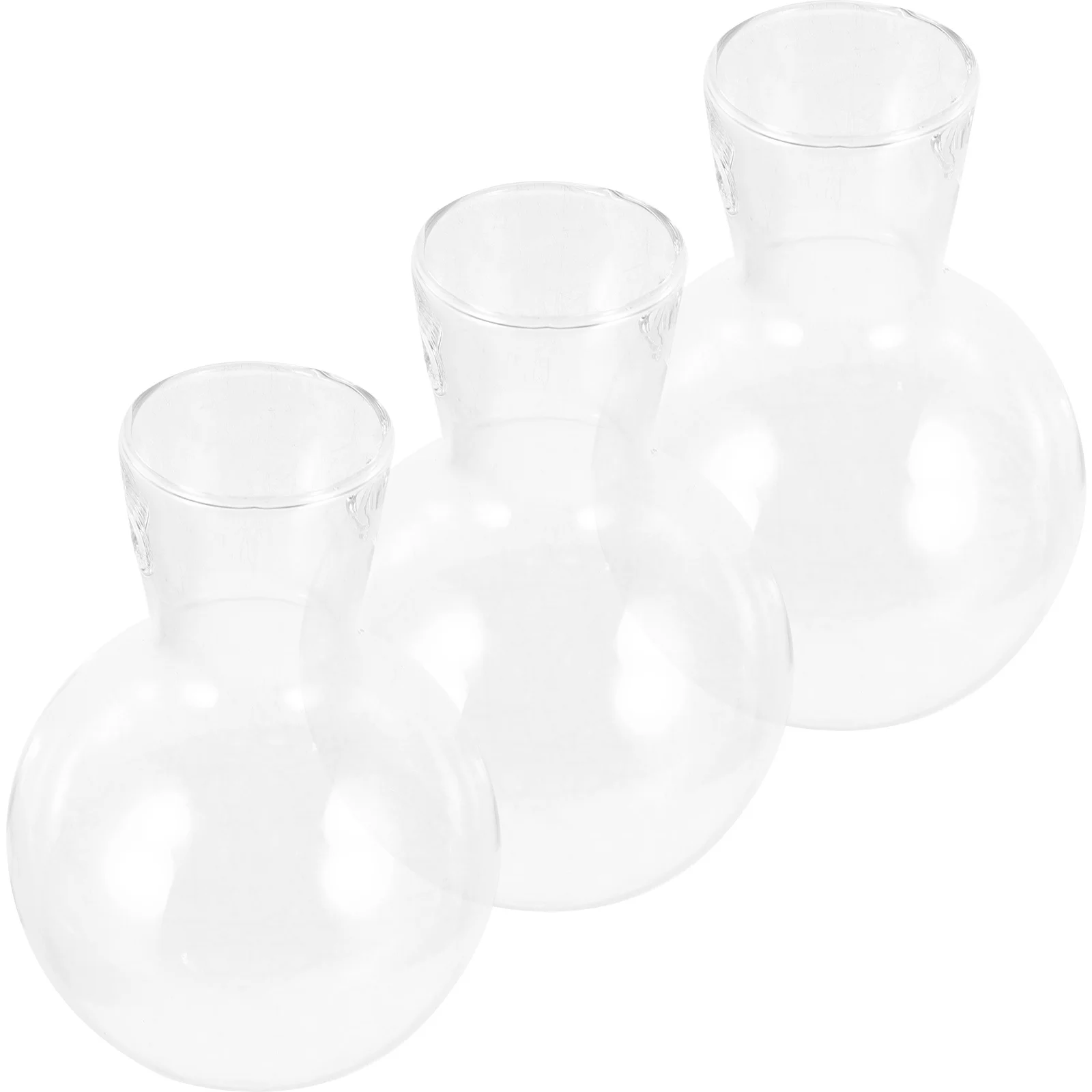 3Pcs Small Clear Vase Glass Terrarium Hydroponic Glass Planter Bottle for Air Plants Live Houseplants Display Small Clear Vase
3Pcs Small Clear Vase Glass Terrarium Hydroponic Glass Planter Bottle for Air Plants Live Houseplants Display Small Clear Vase