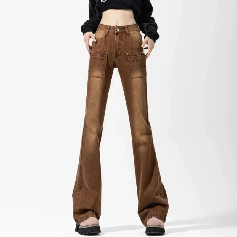 European Style Women High Waisted Bleached Wide Leg Black Flare Jeans Pants , Women Spring Summer Denim Trousers
European Style Women High Waisted Bleached Wide Leg Black Flare Jeans Pants , Women Spring Summer Denim Trousers