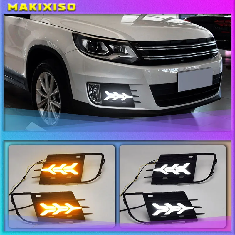 2pcs For 13-16 Volkswagen Tiguan daytime running light led fog light aircraft streamer steering front bar daytime running
2pcs For 13-16 Volkswagen Tiguan daytime running light led fog light aircraft streamer steering front bar daytime running