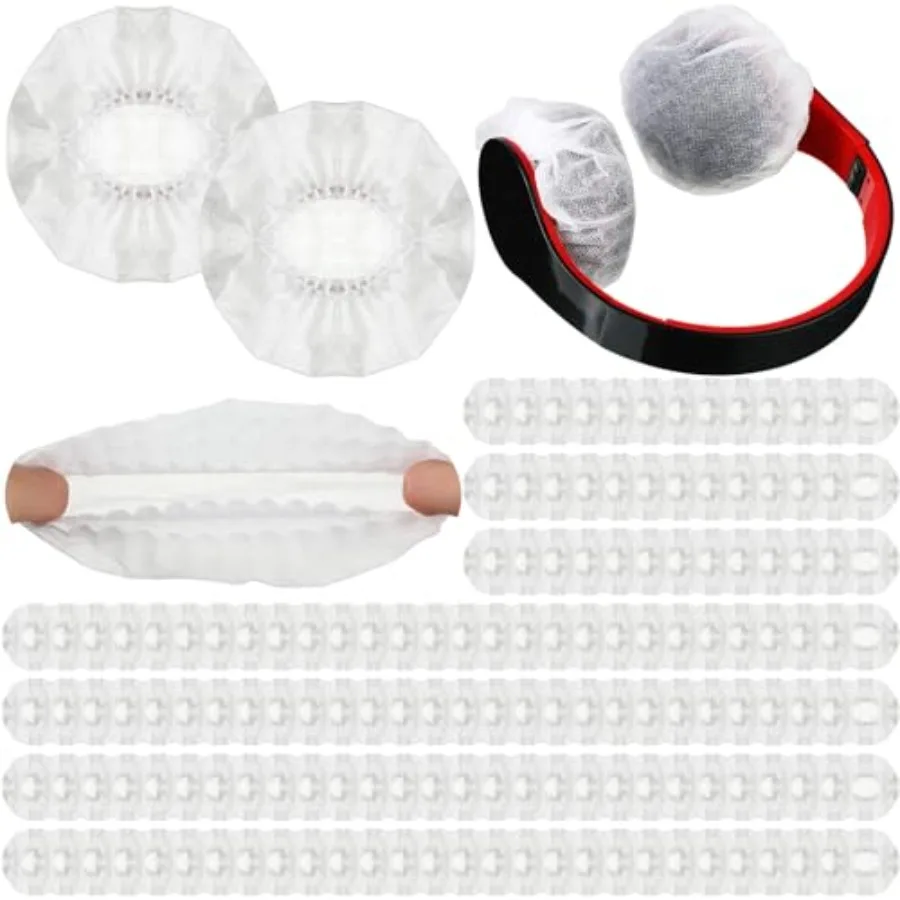 500 Pcs Disposable Headphone Covers, Non-Woven Sanitary Headphone Hygiene Covers for Over-Ear Headphones 8-11cm,Ideal for Gyms,
500 Pcs Disposable Headphone Covers, Non-Woven Sanitary Headphone Hygiene Covers for Over-Ear Headphones 8-11cm,Ideal for Gyms,