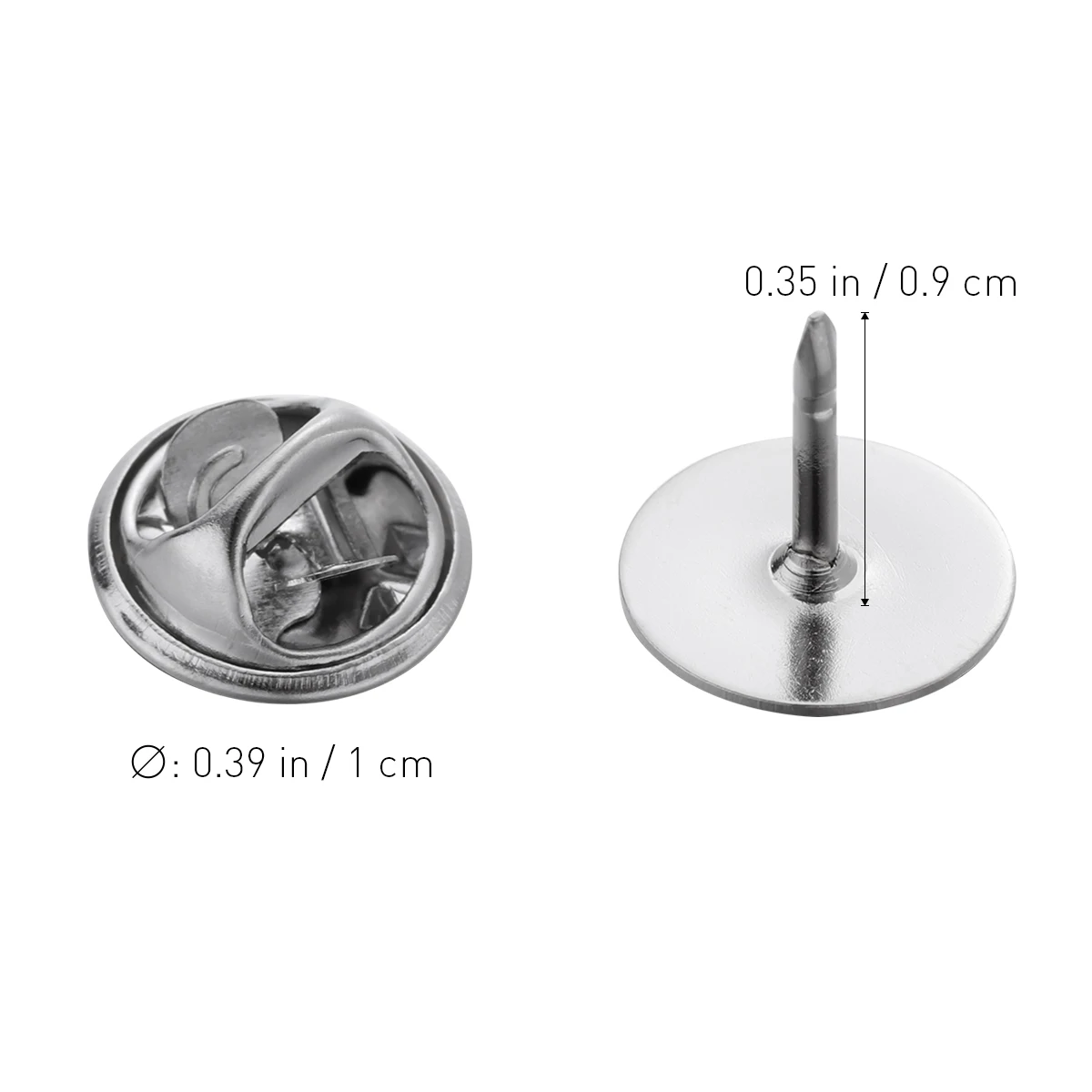 50pcs Chrome Tie Tacks Blank Pins Copper Clutch Backs Badge Locking Keeper Pin Backs DIY Jewelry Lapel Service Replacement Name
50pcs Chrome Tie Tacks Blank Pins Copper Clutch Backs Badge Locking Keeper Pin Backs DIY Jewelry Lapel Service Replacement Name