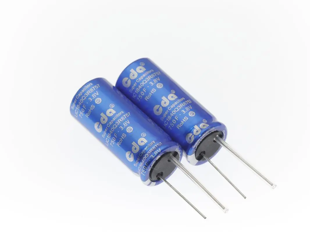 1PCS 3.8V 750F 18*40 farad supercapacitor Car travel recorder Lithium-ion capacitor Supercapacitor in stock
1PCS 3.8V 750F 18*40 farad supercapacitor Car travel recorder Lithium-ion capacitor Supercapacitor in stock