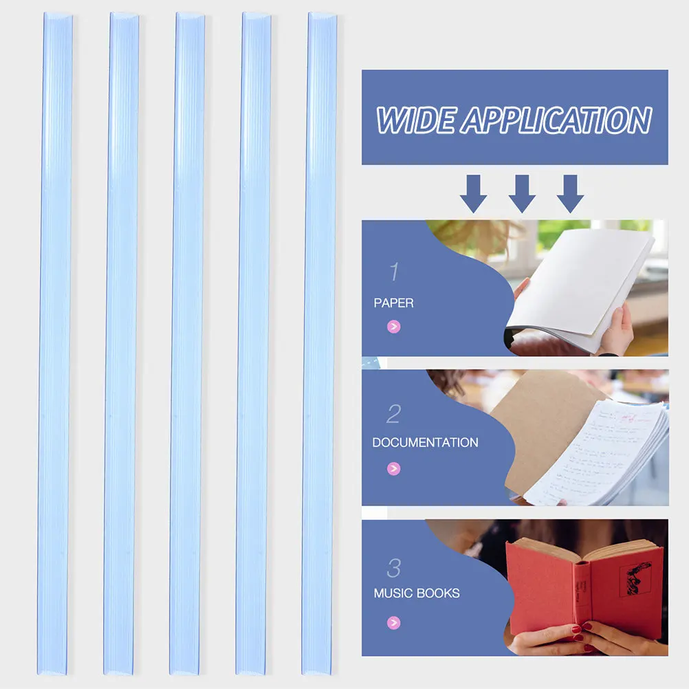 10Pcs Transparent Plastic Slide Binder Pull Rod Clips Spine Bars for Loose Leaf Binding Paper Organization
10Pcs Transparent Plastic Slide Binder Pull Rod Clips Spine Bars for Loose Leaf Binding Paper Organization