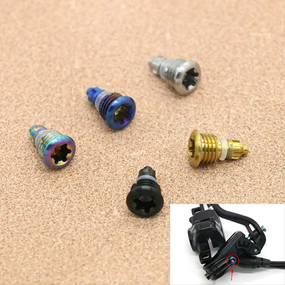 (X07A) Suitable for MAGURA MT2 MT4 MT5 MT7 MT8 Brake Seal Oil Plug Titanium Alloy Screw Accessories-B
(X07A) Suitable for MAGURA MT2 MT4 MT5 MT7 MT8 Brake Seal Oil Plug Titanium Alloy Screw Accessories-B