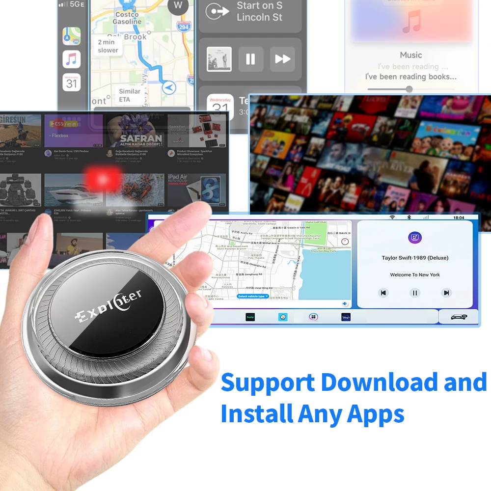 Exploter ApplePie CarPlay Ai Box Android13 8GB+128GB Беспроводной Android Auto для VW ID3 OEM Беспроводной CarPlay APP Play Box
Exploter ApplePie CarPlay Ai Box Android13 8GB+128GB Беспроводной Android Auto для VW ID3 OEM Беспроводной CarPlay APP Play Box