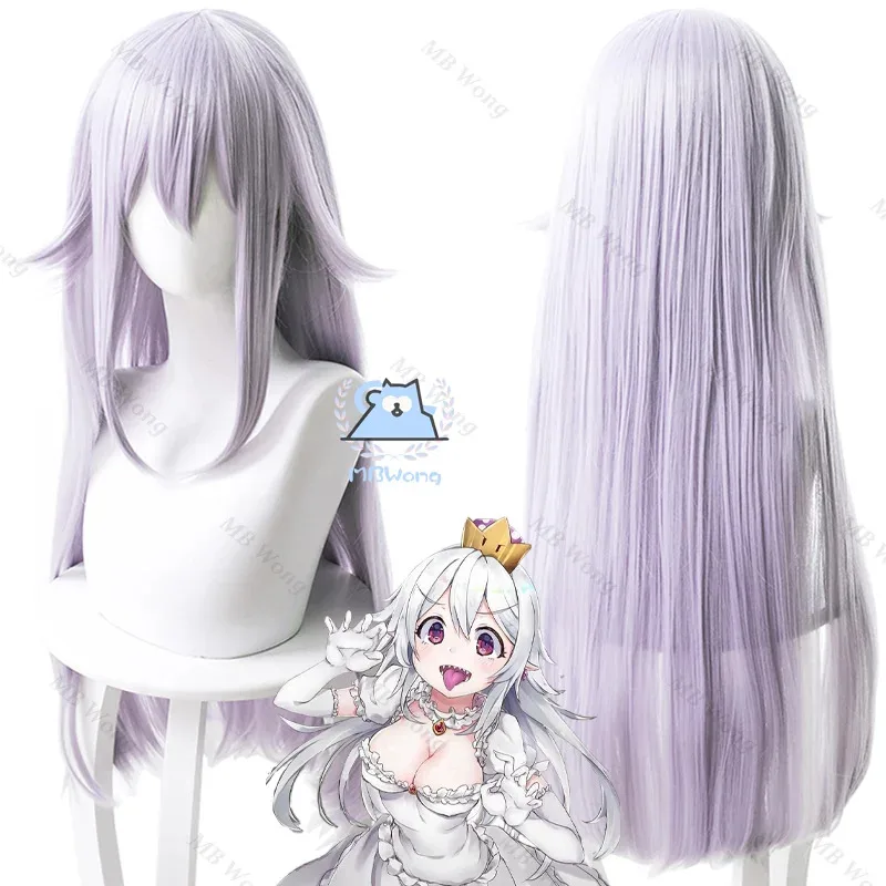 Anime Booette Cosplay Wig Queen Boo Bowsette Boosette White Long 80 Hair Wig For Hallowmas Party Role Play
Anime Booette Cosplay Wig Queen Boo Bowsette Boosette White Long 80 Hair Wig For Hallowmas Party Role Play