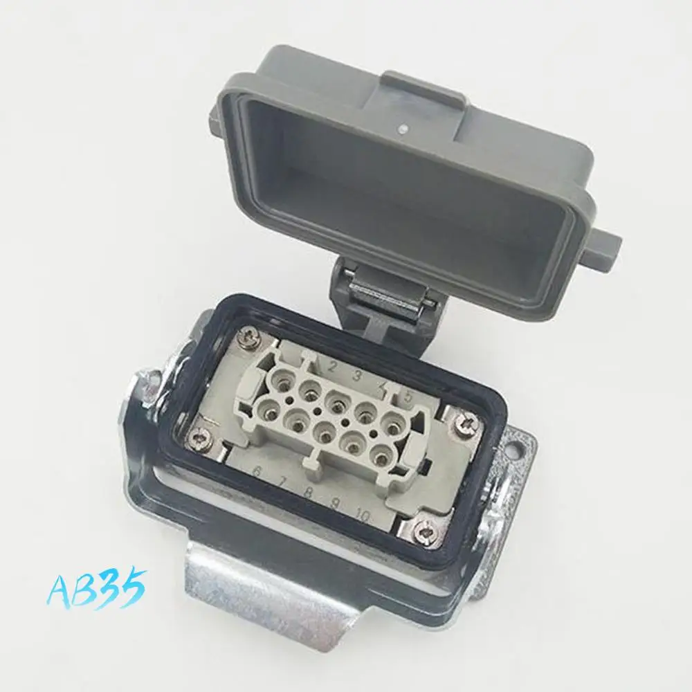 AB35-Rectangular Heavy Duty Connectors Pin 16A 500V Waterproof Aviation Plug Side Line Connector
AB35-Rectangular Heavy Duty Connectors Pin 16A 500V Waterproof Aviation Plug Side Line Connector