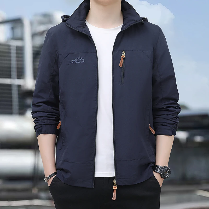 Men High Quality Stand Collar Jacket Male Multi Pocket Outdoor Coat Men Spring Autumn New Style Versatile Casual Loose Clothing
Men High Quality Stand Collar Jacket Male Multi Pocket Outdoor Coat Men Spring Autumn New Style Versatile Casual Loose Clothing