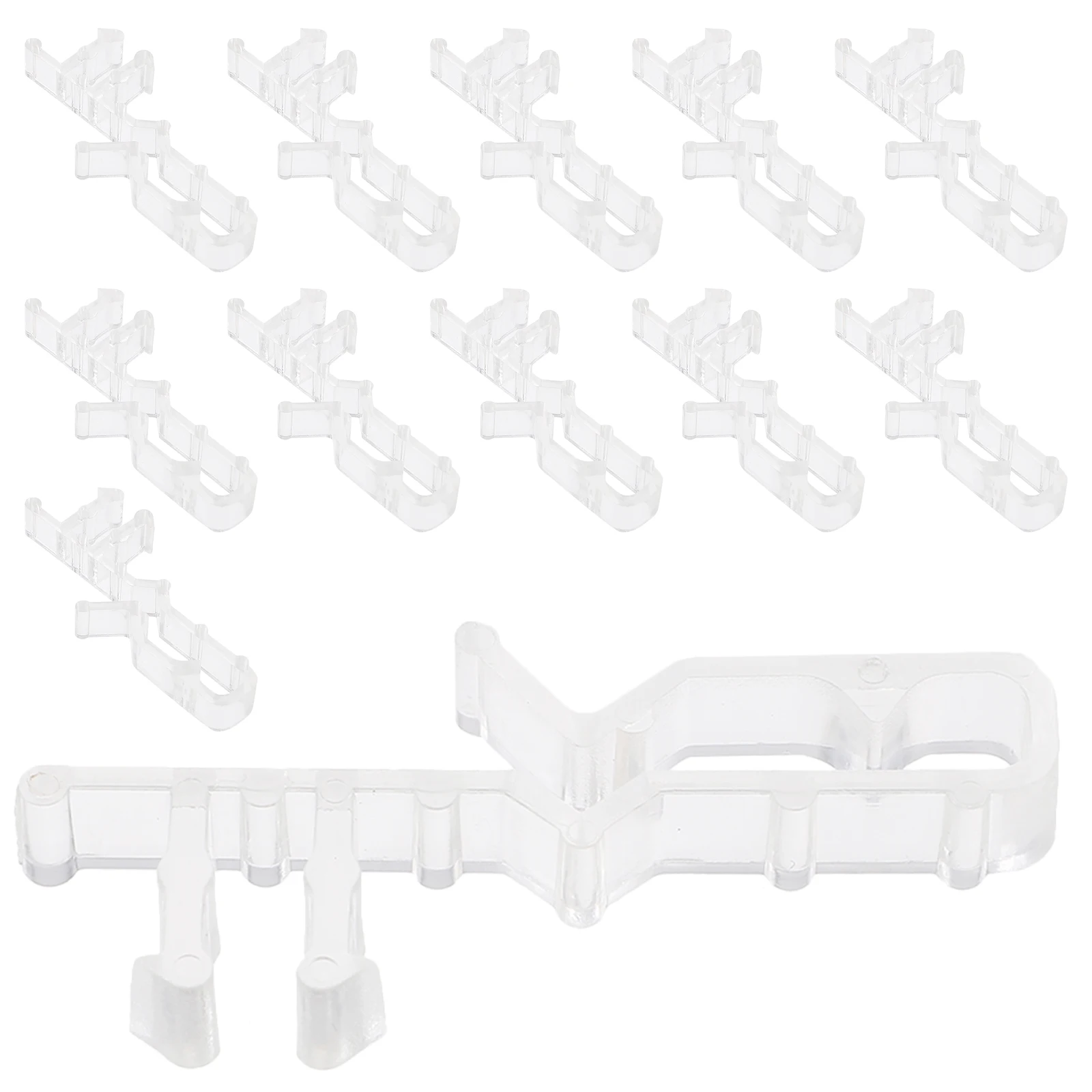 12pcs Hidden Slot Valance Clips 1 7/8 Inch Transparent Plastic Window Blinds Lightweight Secure Clean Replacement
12pcs Hidden Slot Valance Clips 1 7/8 Inch Transparent Plastic Window Blinds Lightweight Secure Clean Replacement