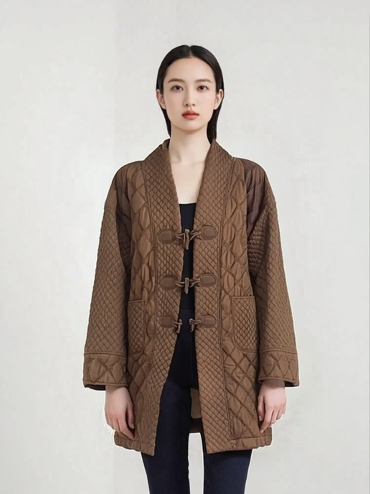 Miyake Pleated Temperament Simple Cow Horn Buckle Medium Long Windbreaker Cotton Coat Women's Winter New Large Size Slimming Top
Miyake Pleated Temperament Simple Cow Horn Buckle Medium Long Windbreaker Cotton Coat Women's Winter New Large Size Slimming Top