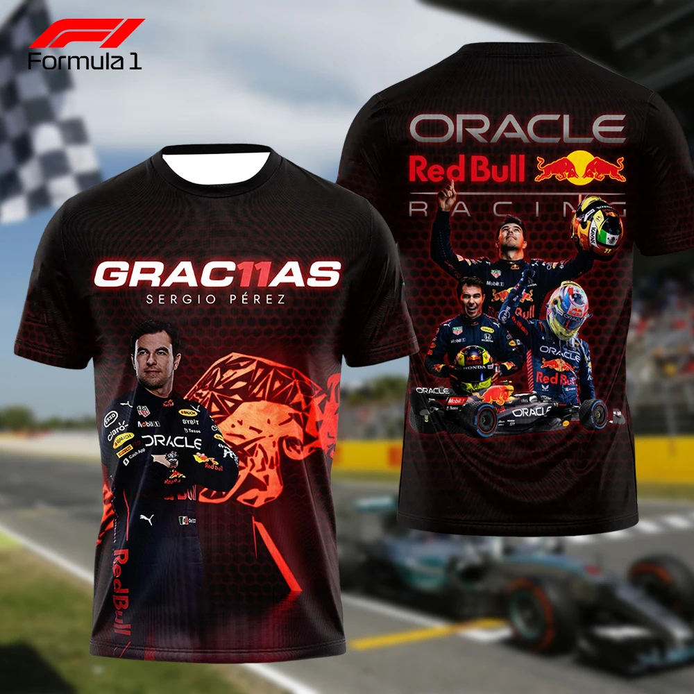 Red Bull F1 Driver Sergio Perez 3D Prints F1 Racing Fan Commemorative Collection T-shirt, Daily Sports Top
Red Bull F1 Driver Sergio Perez 3D Prints F1 Racing Fan Commemorative Collection T-shirt, Daily Sports Top