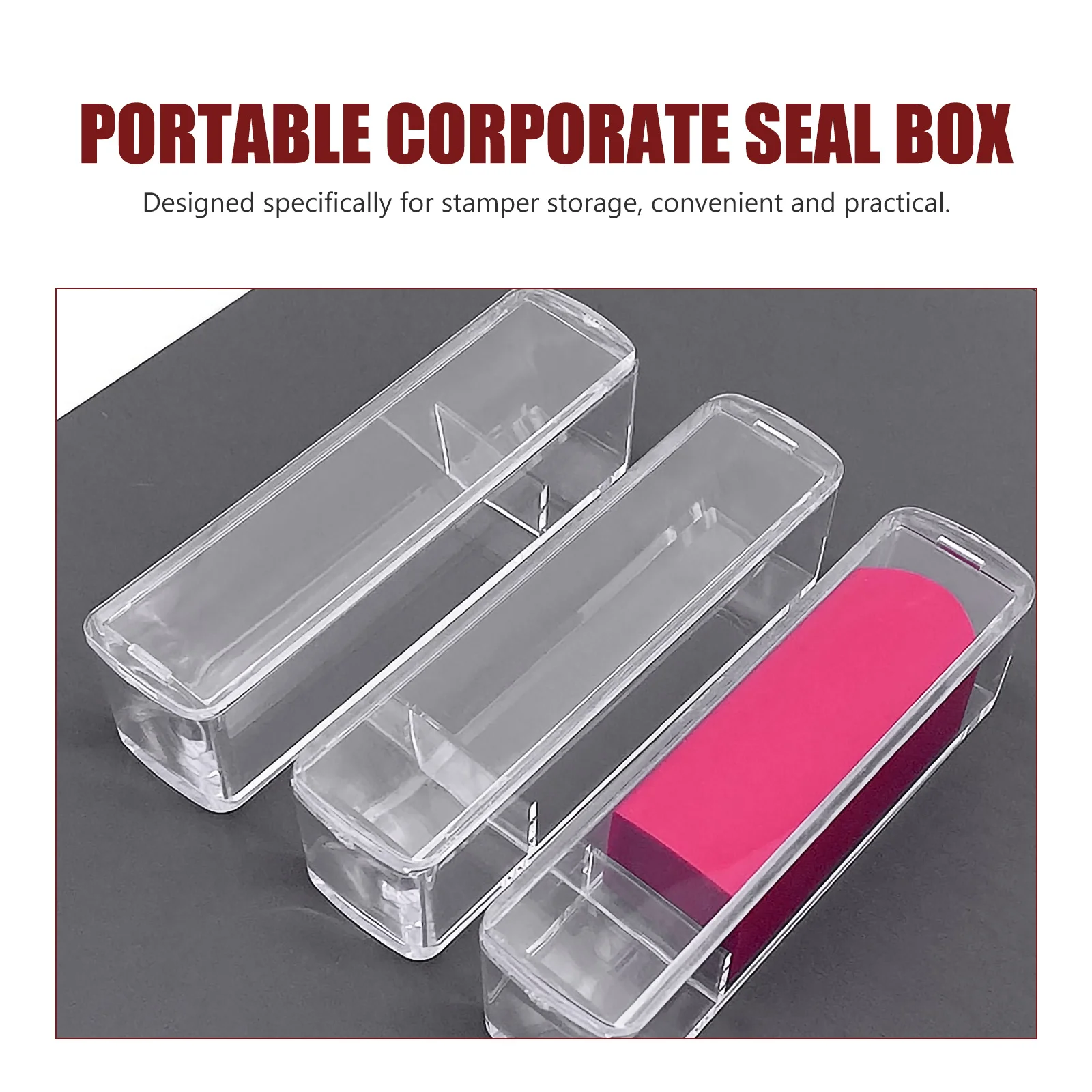 5pcs Stamp Protection Box Portable Office Seal Storage Case Waterproof Plastic Company Stamper Container Slide Out Holder For
5pcs Stamp Protection Box Portable Office Seal Storage Case Waterproof Plastic Company Stamper Container Slide Out Holder For
