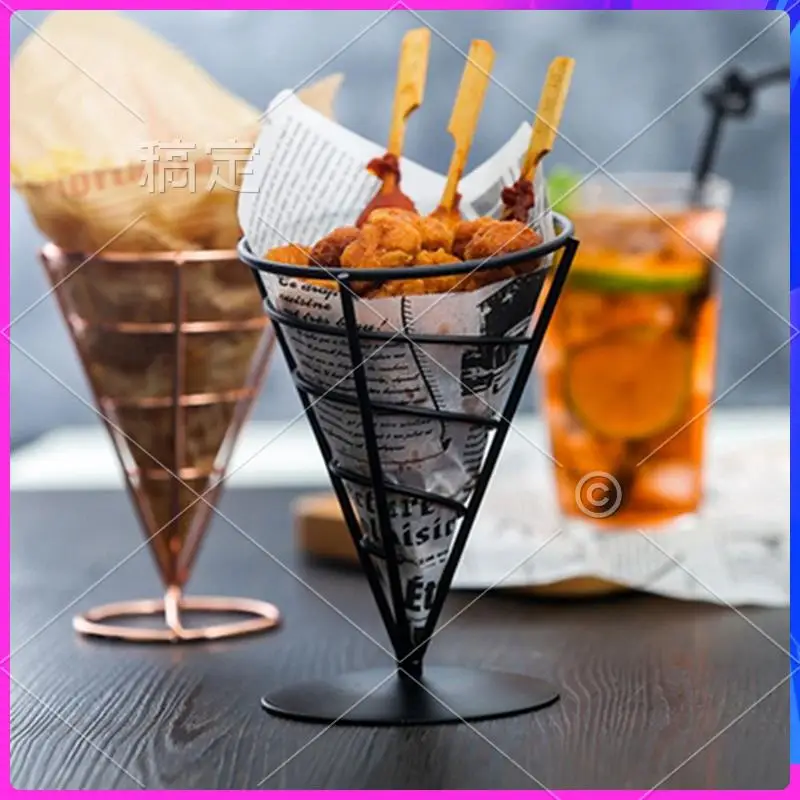 NEW-Cone Tableware Bar Western Restaurant Cafe Fried Chicken Rack Snack Basket French Fries Rack
NEW-Cone Tableware Bar Western Restaurant Cafe Fried Chicken Rack Snack Basket French Fries Rack