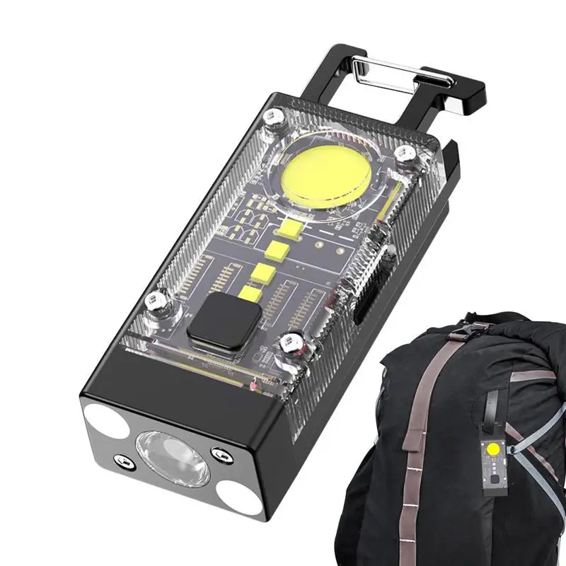 Keychain Light Portable Torch Magnetic 9 Modes Keychain Flashlight High Lumens Portable Pocket Torch For Outdoor Camping Hiking
Keychain Light Portable Torch Magnetic 9 Modes Keychain Flashlight High Lumens Portable Pocket Torch For Outdoor Camping Hiking