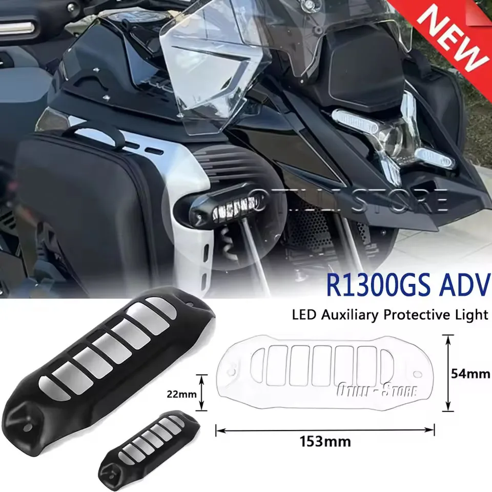 Motorcycle Accessories LED Auxiliary Light Cover Lamp Protection Guard Grille For BMW R1300GS ADV R 1300 GS Adventure 2024 2025
Motorcycle Accessories LED Auxiliary Light Cover Lamp Protection Guard Grille For BMW R1300GS ADV R 1300 GS Adventure 2024 2025