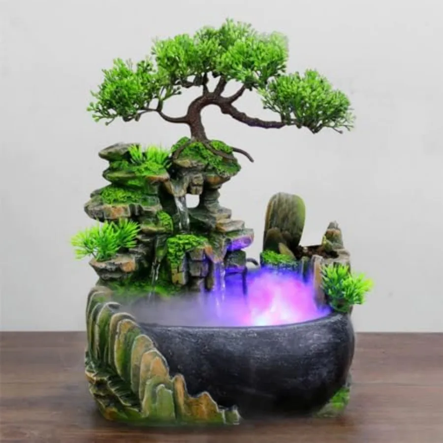 Indoor Tabletop Fountains Rockery Water Waterfall Plants Desktop Fountain atomizing humidifier Fountain Home Office Desktop Dec
Indoor Tabletop Fountains Rockery Water Waterfall Plants Desktop Fountain atomizing humidifier Fountain Home Office Desktop Dec