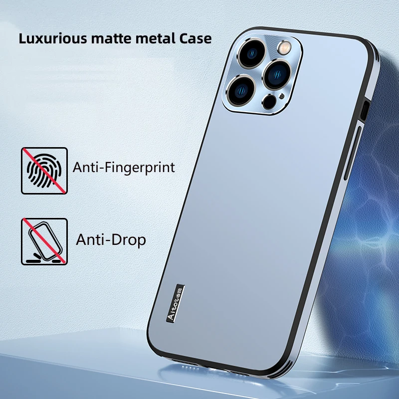 All-aluminum Body Matte Titanium Alloy Ultra-thin Back Cover for IPhone 16 15 14 Pro Max 14 15 16 Plus Metal Magnetic Phone Case
All-aluminum Body Matte Titanium Alloy Ultra-thin Back Cover for IPhone 16 15 14 Pro Max 14 15 16 Plus Metal Magnetic Phone Case