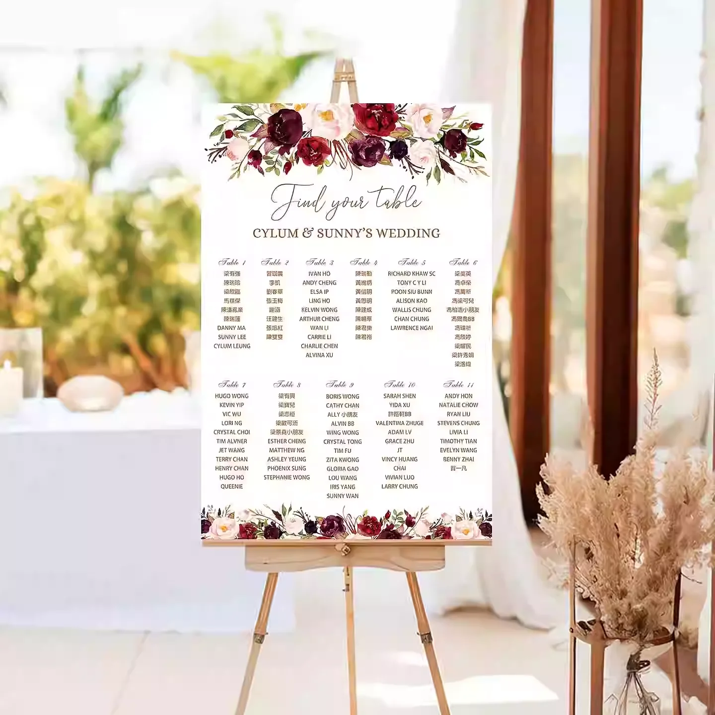 Custom Wedding Seating Chart welcome sign Watercolor Style Seating schedule for Birthday Party Table number guest list
Custom Wedding Seating Chart welcome sign Watercolor Style Seating schedule for Birthday Party Table number guest list