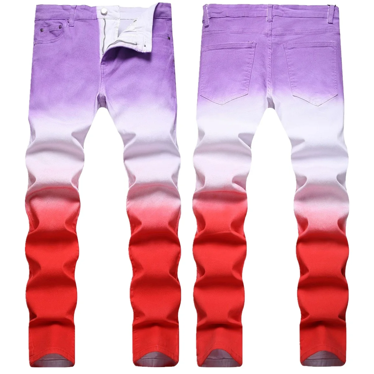 New Summer 2023 Fashion casual Men's Jeans Pants Designer Clothes Gradient purple Streetwear Slim Boyfriend jeans pants for Men
New Summer 2023 Fashion casual Men's Jeans Pants Designer Clothes Gradient purple Streetwear Slim Boyfriend jeans pants for Men