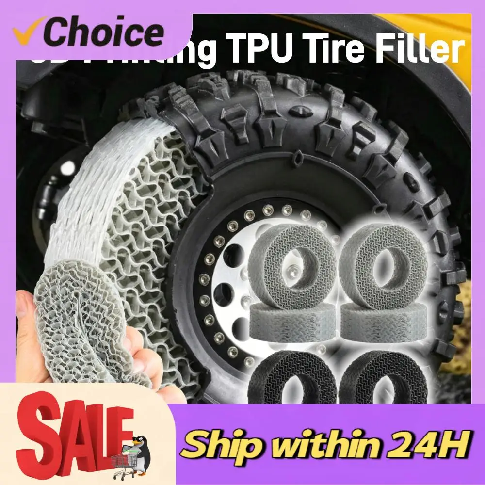 4Pcs 1.9" Tires Insert 3D Printing TPU Tire Filler Waterproof fit 118-122mm Wheel Tires 1/10RC Crawler TRX4 SCX10 Capra H10
4Pcs 1.9" Tires Insert 3D Printing TPU Tire Filler Waterproof fit 118-122mm Wheel Tires 1/10RC Crawler TRX4 SCX10 Capra H10