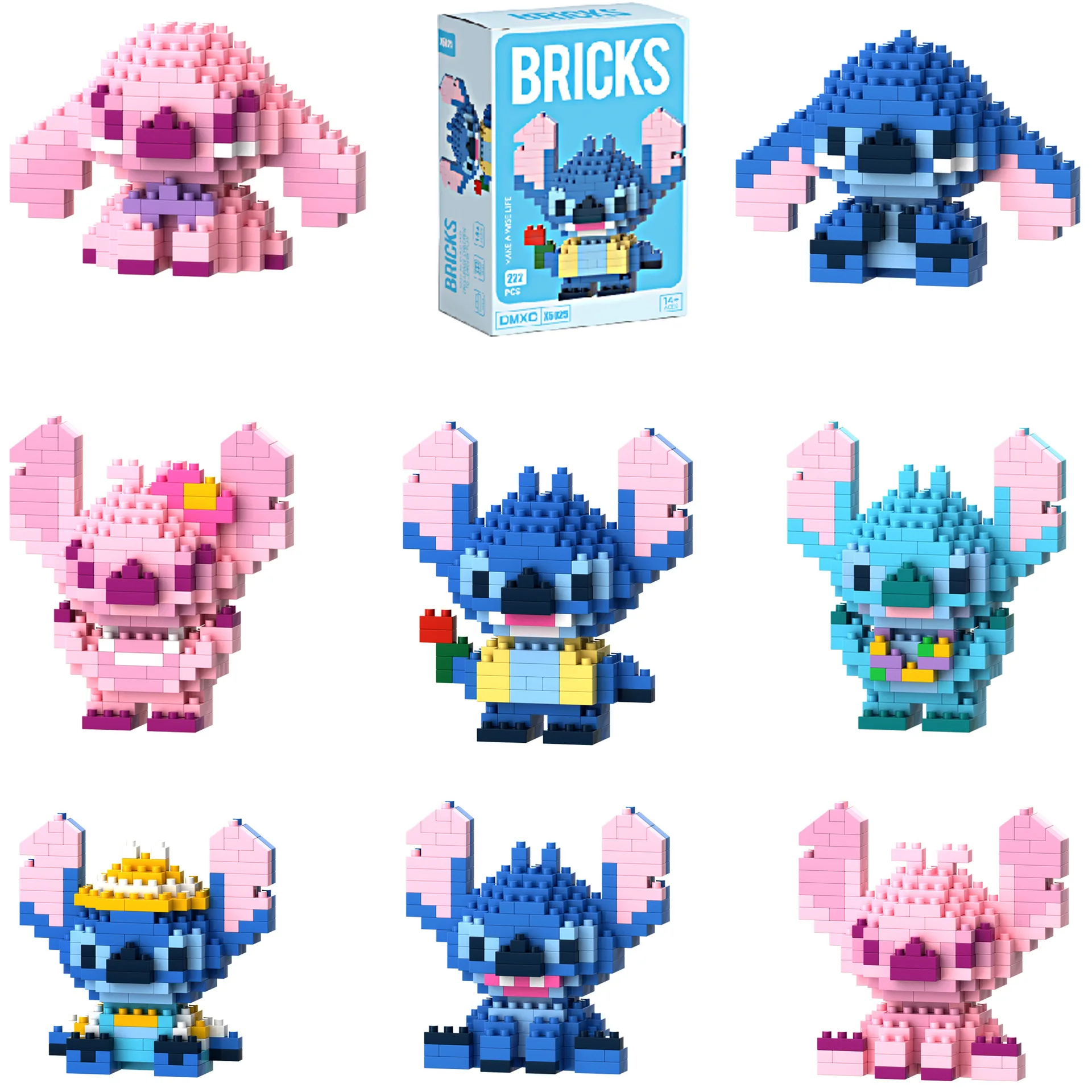 Cute Stitch Building Blocks Set 232 Pcs Creative DIY Assembly Model Kit Action Figure Toy For Kids Adults Collection Gift
Cute Stitch Building Blocks Set 232 Pcs Creative DIY Assembly Model Kit Action Figure Toy For Kids Adults Collection Gift