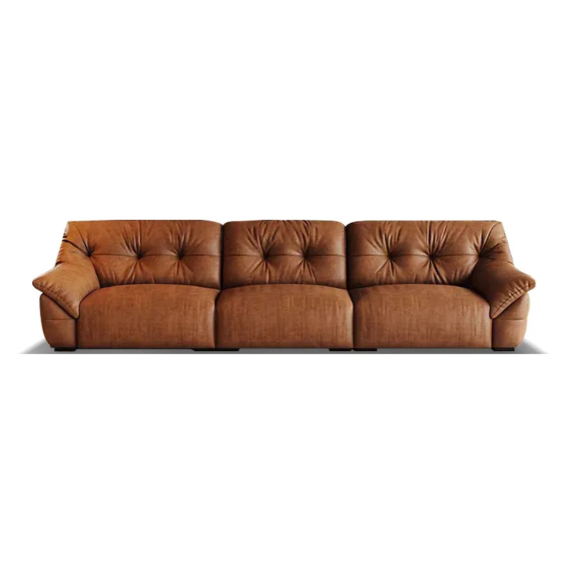 Customizable retro sofa large apartment straight row living room high-end leather
Customizable retro sofa large apartment straight row living room high-end leather
