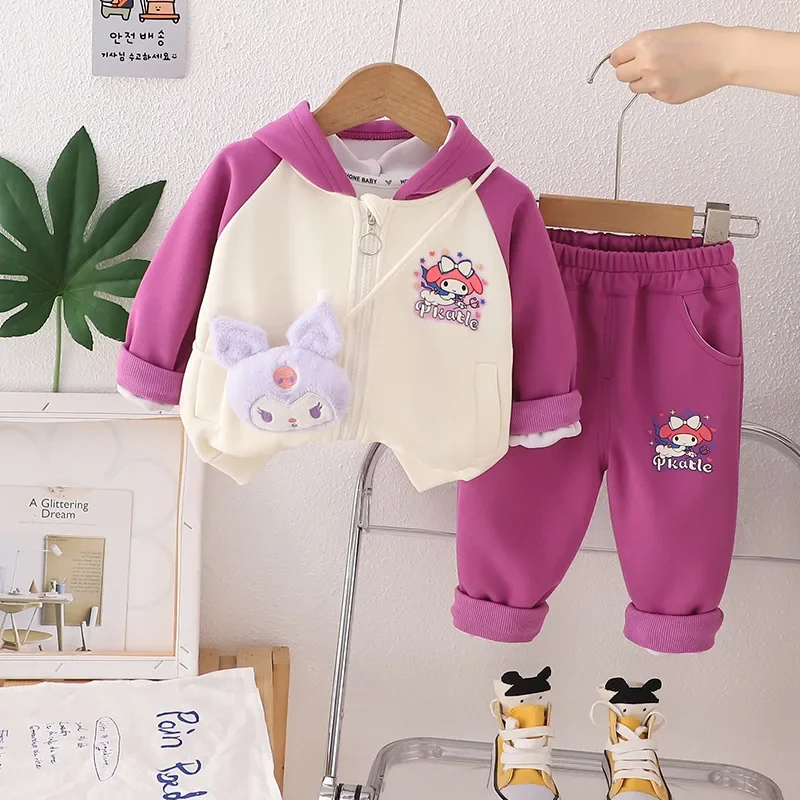 Sweet My Melody Anime Kawaii Long Sleeve Jacket Pants Set Children Cute Cartoon Sanrio Ins Hooded Coat Trousers Two Piece Gifts
Sweet My Melody Anime Kawaii Long Sleeve Jacket Pants Set Children Cute Cartoon Sanrio Ins Hooded Coat Trousers Two Piece Gifts
