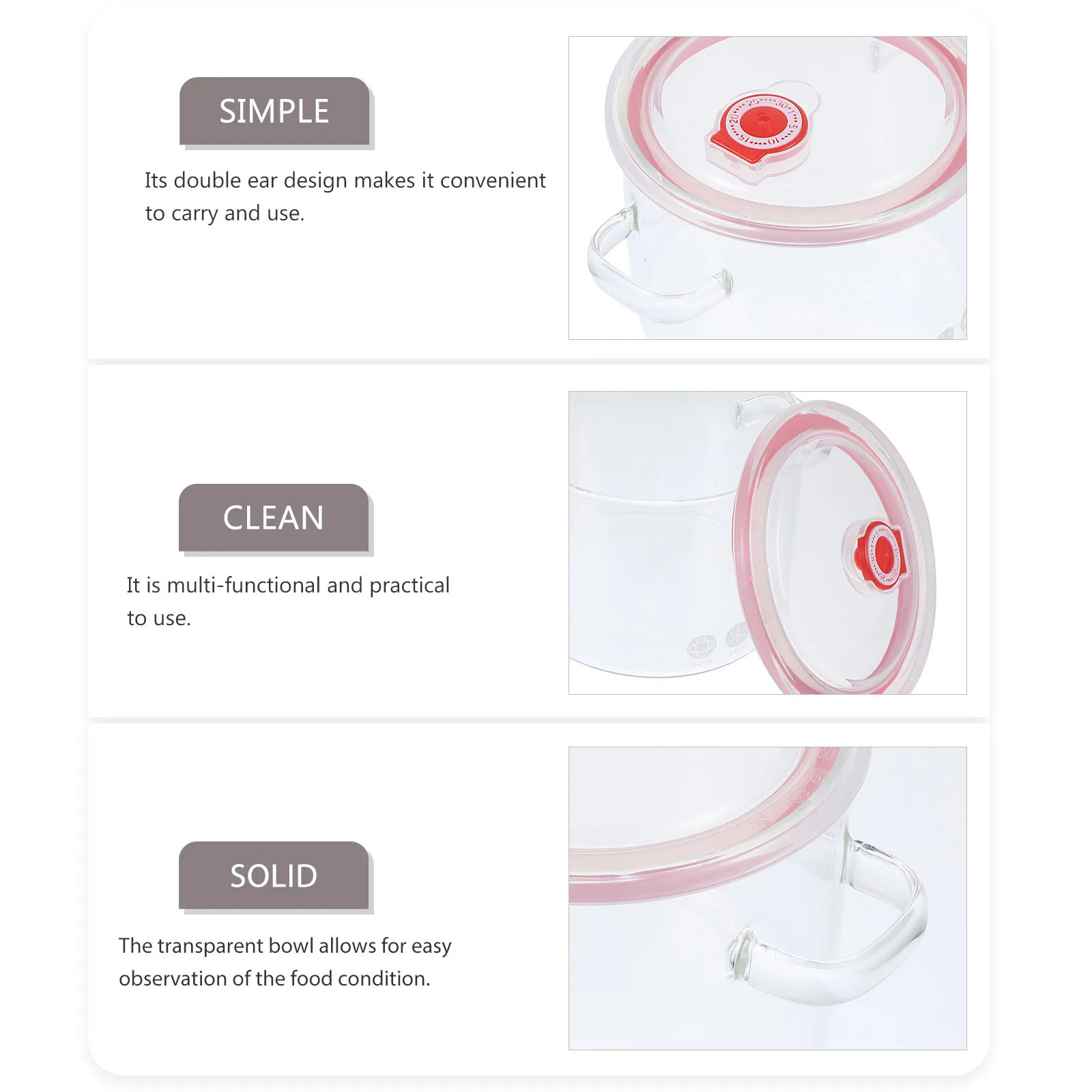 Glass Soup Pot 1.5L Heat Resistant Borosilicate Stewing Cookware Transparent for Noodle Cooking Kitchen Use Glass Cooking Pot
Glass Soup Pot 1.5L Heat Resistant Borosilicate Stewing Cookware Transparent for Noodle Cooking Kitchen Use Glass Cooking Pot