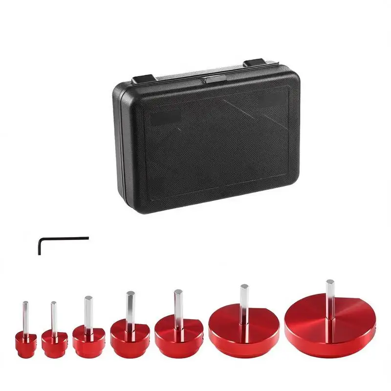 PVC Pipe Reamer Kit, Aluminum Alloy, PVC Pipe Fitting Reamer Plumbing Tools Kit, Socket Saver for SCH 40, Contains 3/4", 1", 5/4'', 3/2", 2", 3", 4'', for Water Lines, Drain Lines, Vent Lines
PVC Pipe Reamer Kit, Aluminum Alloy, PVC Pipe Fitting Reamer Plumbing Tools Kit, Socket Saver for SCH 40, Contains 3/4", 1", 5/4'', 3/2", 2", 3", 4'', for Water Lines, Drain Lines, Vent Lines