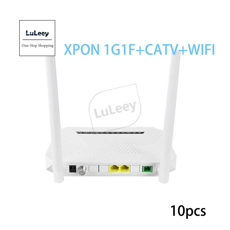 10pcs GPON ONU XPON CATV+WIFI SC APC Optical Fiber Gigabit FTTH RJ45 Plug And Play ONT OLT Brand Unclocked ONT ZTE
10pcs GPON ONU XPON CATV+WIFI SC APC Optical Fiber Gigabit FTTH RJ45 Plug And Play ONT OLT Brand Unclocked ONT ZTE
