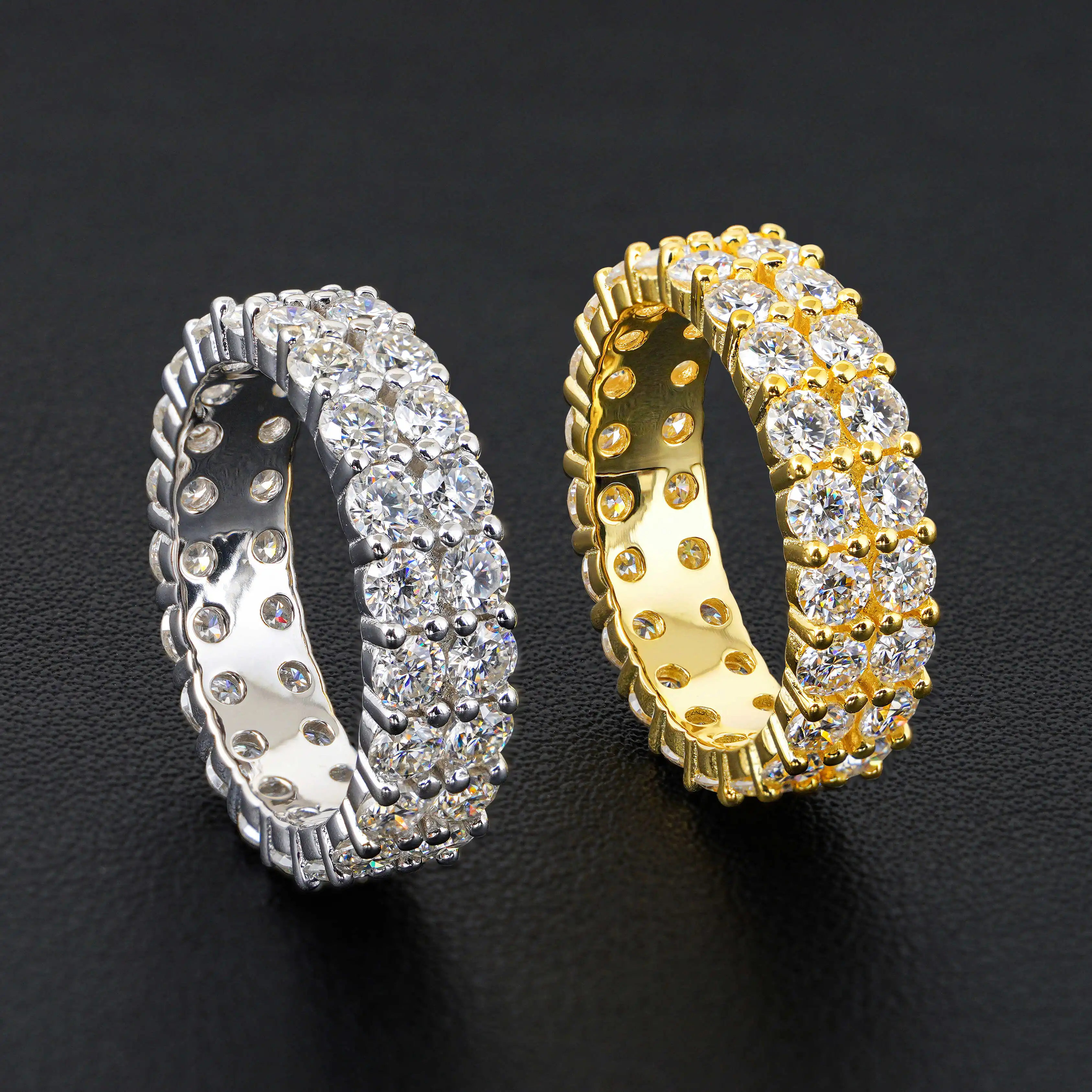Bling Moissanite Ring personality 925 Sterling Sliver Yellow White Gold Plated Hip Hop Rings With GRA for Wedding Jewelry R8531
Bling Moissanite Ring personality 925 Sterling Sliver Yellow White Gold Plated Hip Hop Rings With GRA for Wedding Jewelry R8531