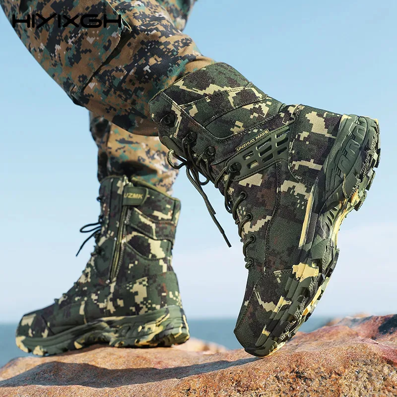 High Quality Fashion Camouflage Hiking Boots Men High-top Waterproof Trekking Shoes Man Anti-slip Tactical Boots Big Size 47 Men
High Quality Fashion Camouflage Hiking Boots Men High-top Waterproof Trekking Shoes Man Anti-slip Tactical Boots Big Size 47 Men