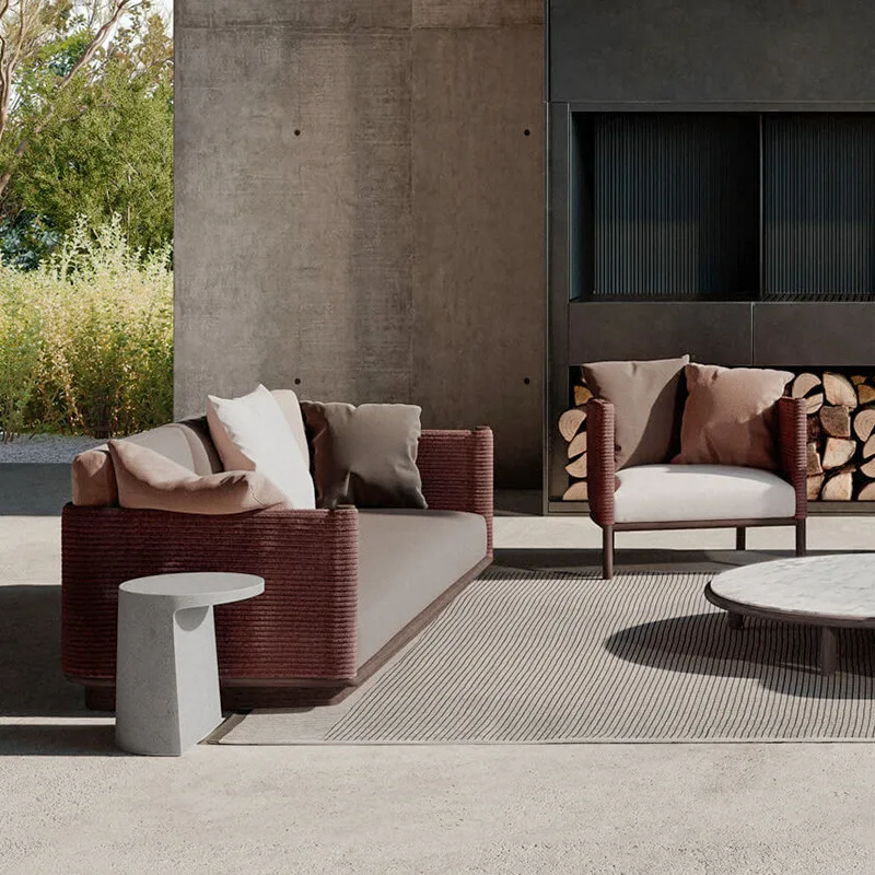 Nordic Outdoor Sofa Sun Room Courtyard Rattan Leisure Combination Outdoor Garden Solid Wood Lazy Furniture Chair Coffee Table
Nordic Outdoor Sofa Sun Room Courtyard Rattan Leisure Combination Outdoor Garden Solid Wood Lazy Furniture Chair Coffee Table