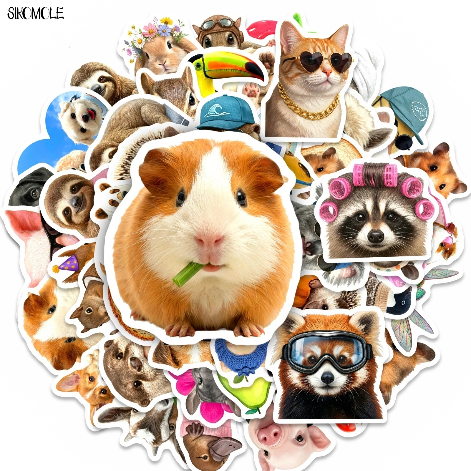 10/30/50PCS Cartoon Cute Funny Animals Stickers Cat Book DIY Skateboard Toys Guitar Luggage Suitcase Decoration Graffiti Sticker
10/30/50PCS Cartoon Cute Funny Animals Stickers Cat Book DIY Skateboard Toys Guitar Luggage Suitcase Decoration Graffiti Sticker