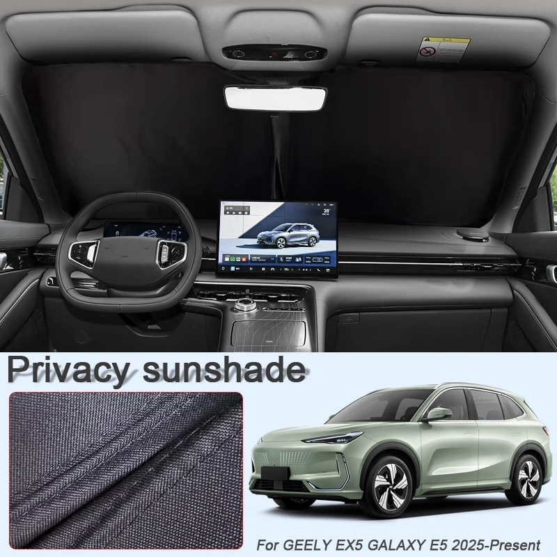 Car Black Window Privacy Sunshade For GEELY EX5 GALAXY E5 2025-2026 Anti-UV Heat Insulation Protect Cover Interior Accessory
Car Black Window Privacy Sunshade For GEELY EX5 GALAXY E5 2025-2026 Anti-UV Heat Insulation Protect Cover Interior Accessory