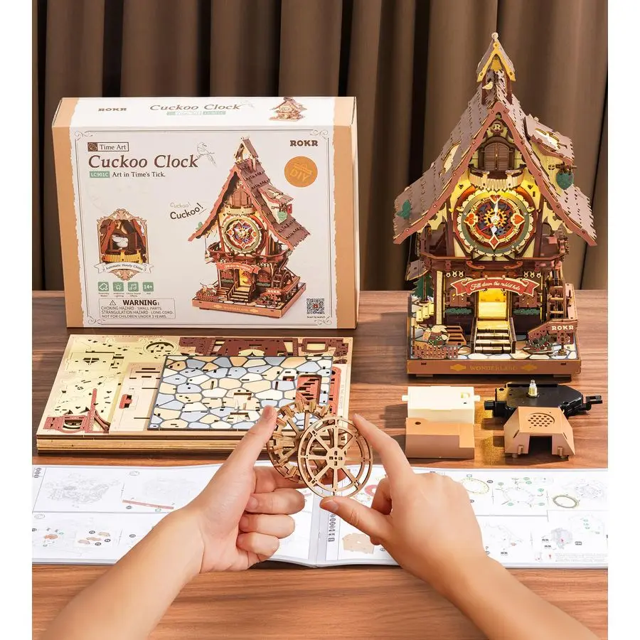 Механические 3D деревянные головоломки с кукушкой для взрослых, набор для сборки деревянных часов своими руками, уникальный подарок для домашнего декора для женщин M
Механические 3D деревянные головоломки с кукушкой для взрослых, набор для сборки деревянных часов своими руками, уникальный подарок для домашнего декора для женщин M