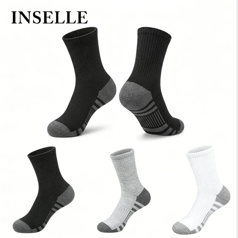 Boys' sports socks with a mid tube design, shock-absorbing, odor proof, sweat absorbing, breathable, wear-resistant
Boys' sports socks with a mid tube design, shock-absorbing, odor proof, sweat absorbing, breathable, wear-resistant