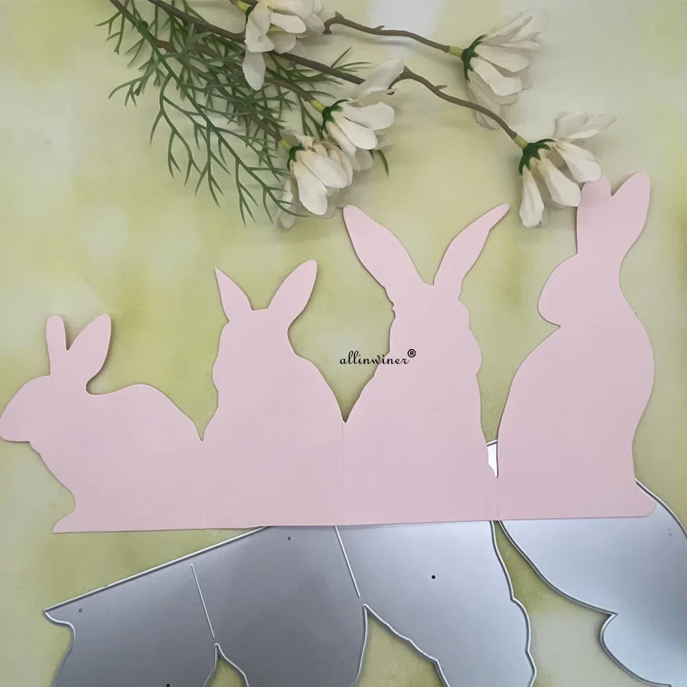 Bunny Card Decoration Metal Cutting Dies for DIY Scrapbooking Album Paper Cards Decorative Crafts Embossing Die Cuts
Bunny Card Decoration Metal Cutting Dies for DIY Scrapbooking Album Paper Cards Decorative Crafts Embossing Die Cuts