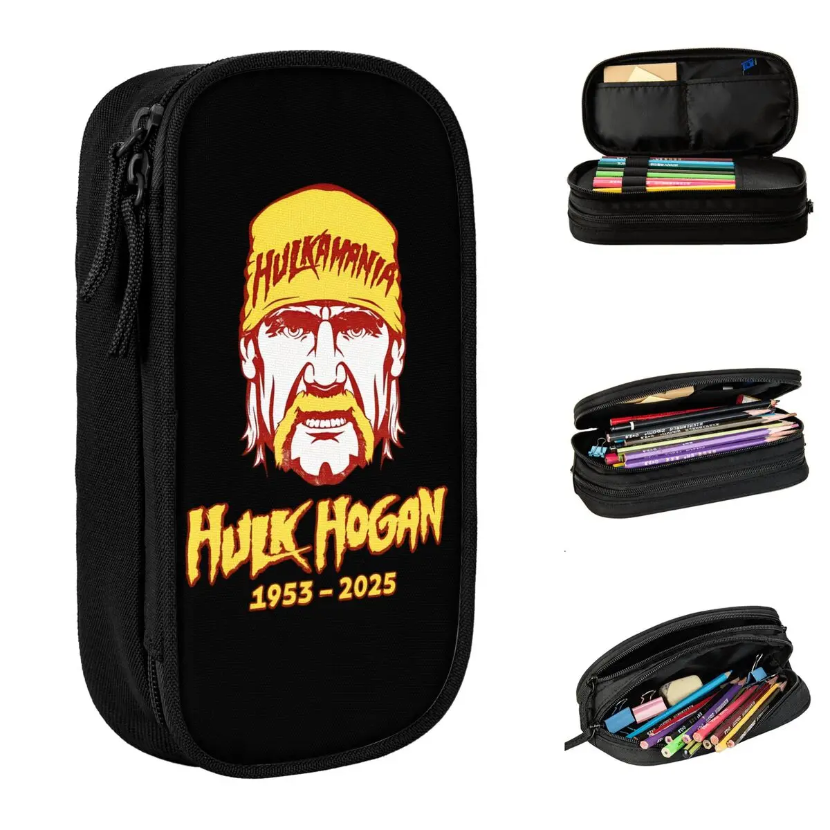 Hulkamania In Memory Hulk Hogan 1953-2025 - Hulkamania Lives Forever Pencil Case Pen Box Bags Large Storage Cosmetic Pencil Box
Hulkamania In Memory Hulk Hogan 1953-2025 - Hulkamania Lives Forever Pencil Case Pen Box Bags Large Storage Cosmetic Pencil Box