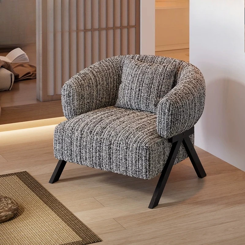 Casual home living room small solid wood retro single sofa chair
Casual home living room small solid wood retro single sofa chair