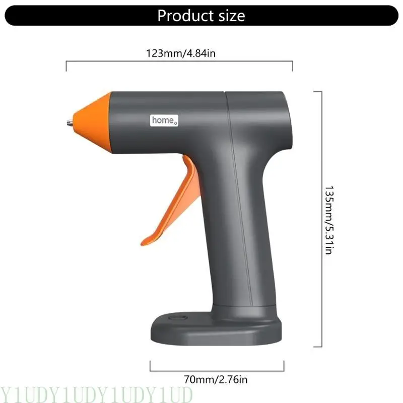 Y1UD Portable Cordless Hot Glues Guns 2000mAh Battery with Fast Heating for DIY, Crafts, and Quick Fixes USB C Inputs Port
Y1UD Portable Cordless Hot Glues Guns 2000mAh Battery with Fast Heating for DIY, Crafts, and Quick Fixes USB C Inputs Port
