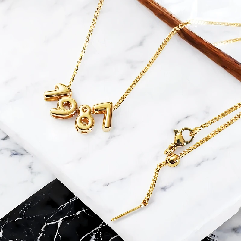 Custom 3D Bubble Digital Necklace DIY Personalized Custom Bubble Balloon Digital Necklace Birthday Jewelry for Women Gift
Custom 3D Bubble Digital Necklace DIY Personalized Custom Bubble Balloon Digital Necklace Birthday Jewelry for Women Gift