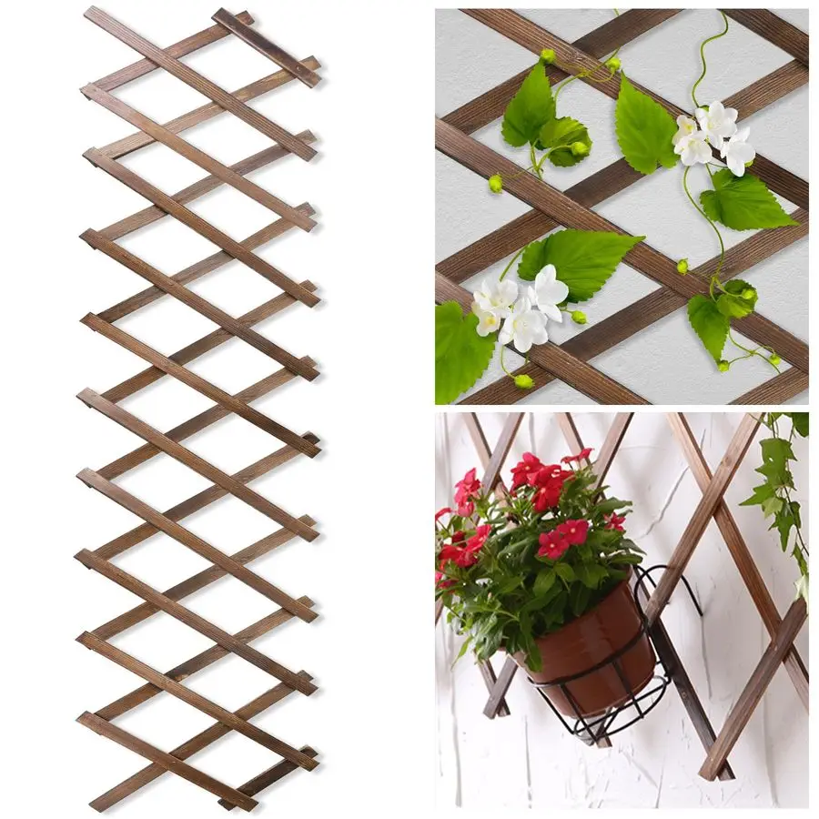 Lattice Fence Panels for Outside 13.4x78.8 Expandable Natural Wooden Wall Trellis Board Decorative Lattice Trellis Frame for Cli
Lattice Fence Panels for Outside 13.4x78.8 Expandable Natural Wooden Wall Trellis Board Decorative Lattice Trellis Frame for Cli
