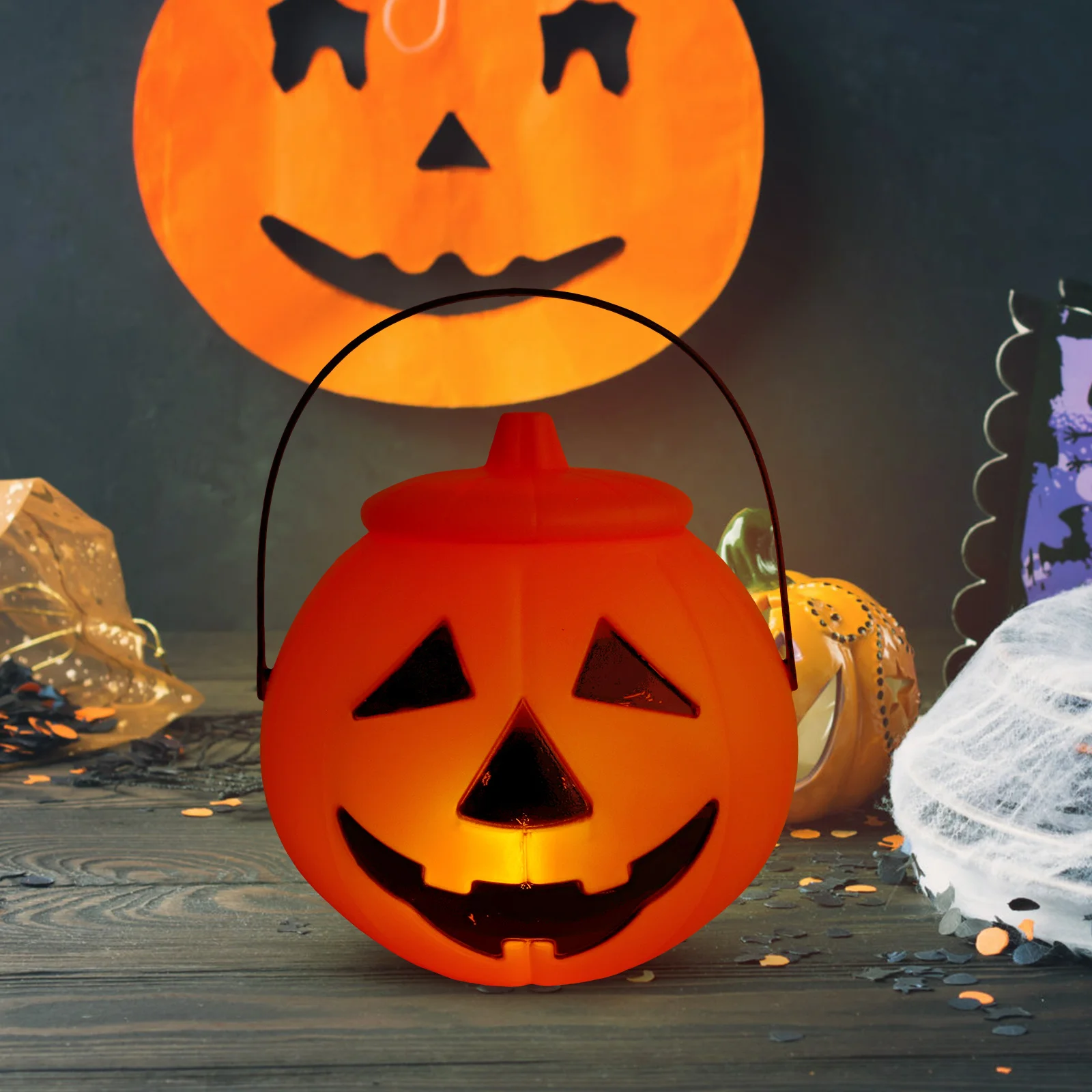 2 Pcs Pumpkin Bucket Halloween Container Plastic Halloween Container Kids Treat Party Favor Storage Cooler Bag
2 Pcs Pumpkin Bucket Halloween Container Plastic Halloween Container Kids Treat Party Favor Storage Cooler Bag